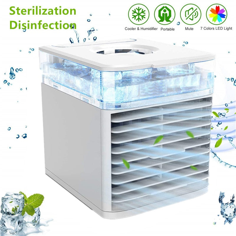 7 Colors Light USB Portable Air Conditioner