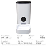 Wifi Smart APP Pet Feeder Household use Microchip Dog Automatic Pet Feeder Automatic Pet Feeder - Emete store