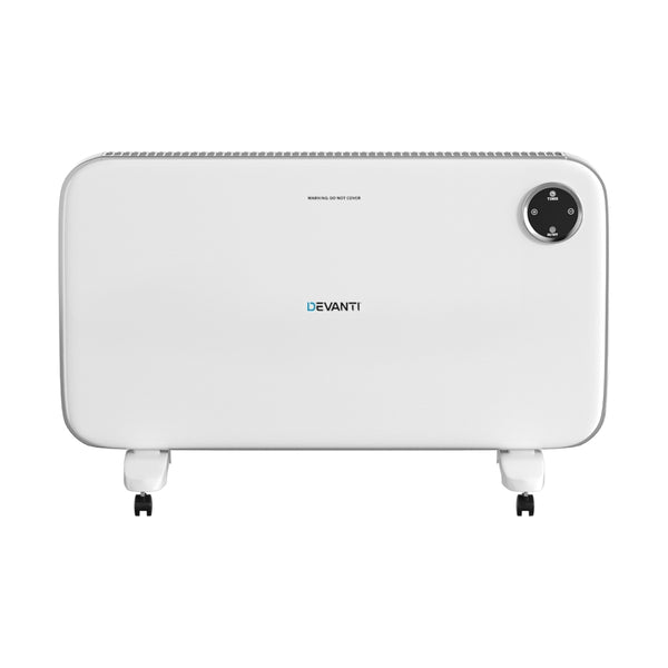 Devanti Electric Convection Heater White 2000W - Emete Store