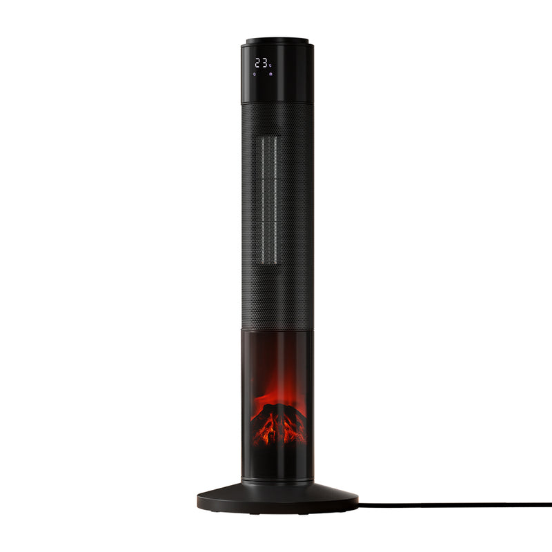 Devanti Ceramic Tower Heater 3D Flame 2000W - Emete Store