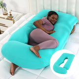 Emete J-shaped pregnancy sleeping pillow