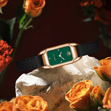 Women's Watch Brand Counter Brand Authentic Fashion Small Square Core Women's Watch Quartz Watch Popular - Emete store