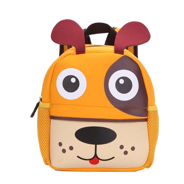 3D Animal Children Backpacks Brand Design Girl Boys Backpack Toddler Kids Neoprene School Bags Kindergarten Cartoon Bag