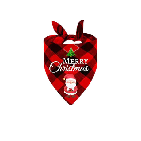 Christmas Day Border Protection Pet Small, Medium, and Large Dogs, Dogs, Cats, Teddy Triangular Towels, Water Jars - Emete store