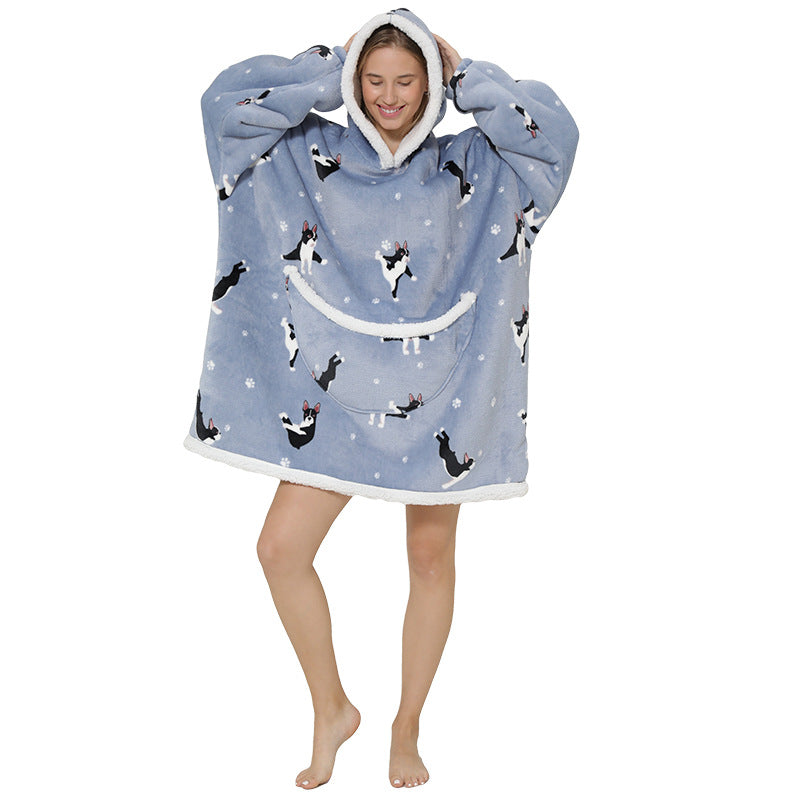 Comfy Hooded Fleece Blanket - emete Store