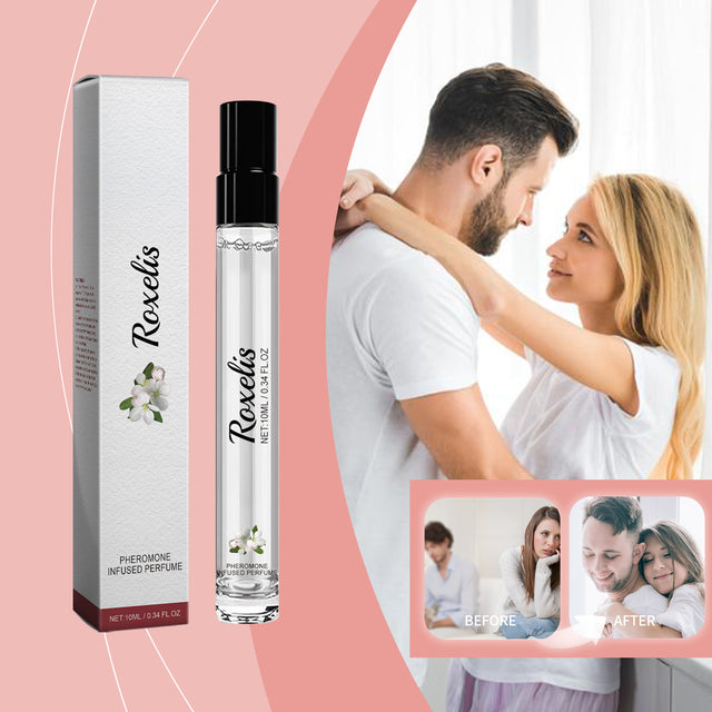 Roxelis Pheromone Infused Perfume, Men's Perfume Long Lasting Cologne Jasmine Perfume Natural Fresh Charm Leave Fragrance - Emete store