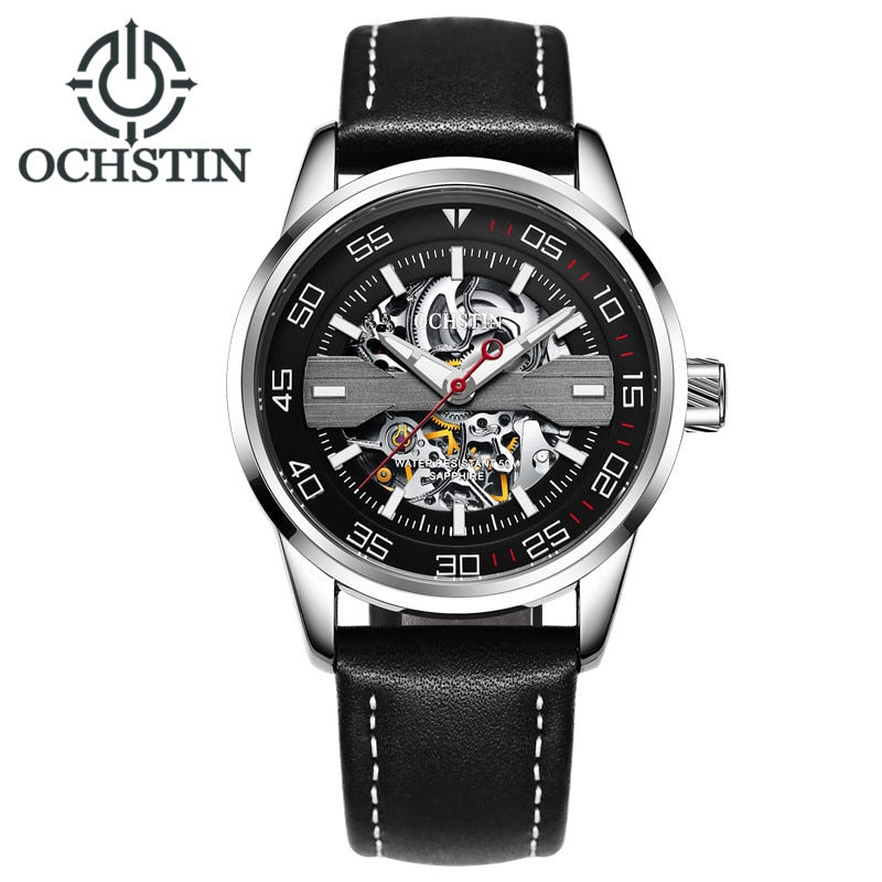 OCHSTIN Sport Design Watch Mens Watches Top Brand Luxury Montre Homme Clock Men Automatic Skeleton Watch - Emete store