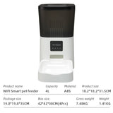 Wifi Smart APP Pet Feeder Household use Microchip Dog Automatic Pet Feeder Automatic Pet Feeder - Emete store