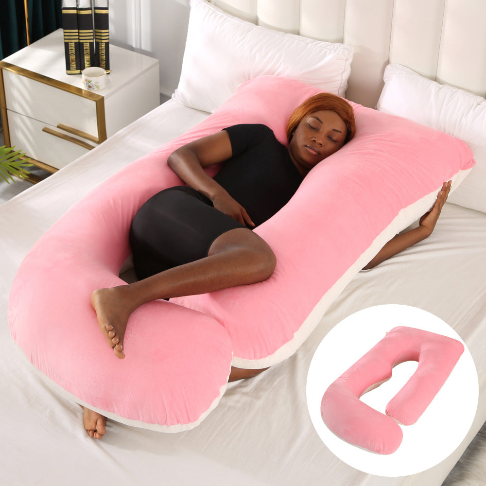 Emete J-shaped pregnancy sleeping pillow