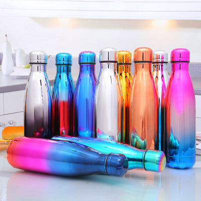 304 Stainless Steel Coke Bottle Vacuum Flask Creative Tide Brand Outdoor Sports Water Bottle Thermos Bottles 500ml