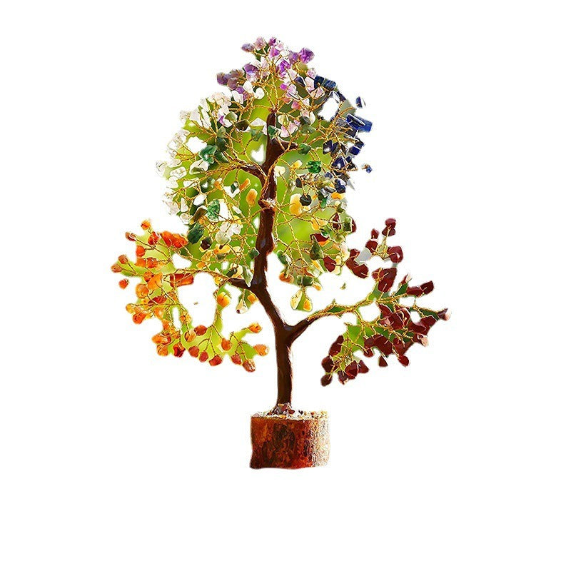 Hot selling crystal tree, fortune tree, home crafts, desktop, fortune seeking stone decorations