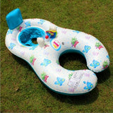 Parent-Child Double Interactive Mother-Child Circle Multicolor Inflatable Children's Swimming Ring Pool Accessories