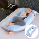 Emete J-shaped pregnancy sleeping pillow