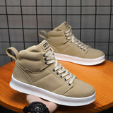 High top suede board shoes Air Force thick sole breathable sports student casual workwear shoes men