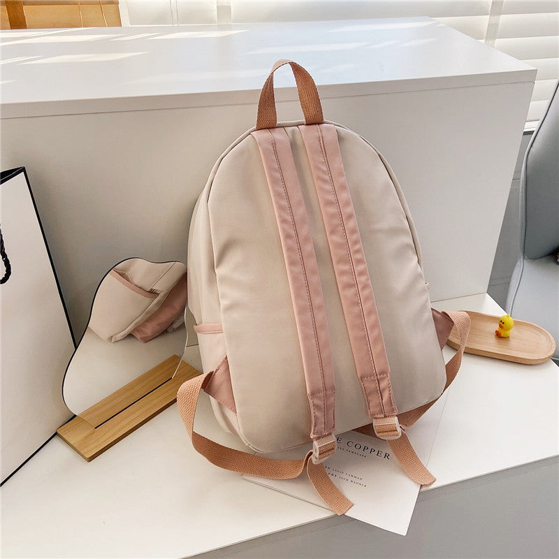 Schoolbag Girl Korean Version Ulzzang High School Student Backpack Ins Japanese Junior High School Student Backpack