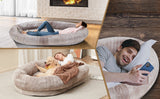 Dog Bed for Humans Portable Pet Bed Giant Dog Bed Human Bed Cat Bed Dog Bed - Emete store