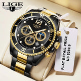 New Quartz Watch Men's Sports Waterproof Watch Multifunctional Chronograph - Emete store