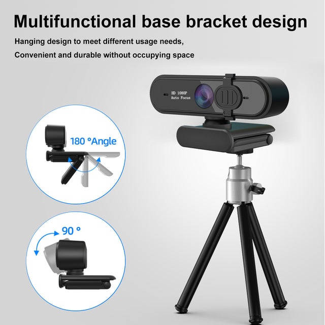 Computer camera with 5 million AF and 1080P autofocus for business video conferencing and online courses - Emete store