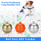 Smart Pet Positioning Bell GPS Locator Waterproof Electronic Collar Anti-lost Device Pet Supplies For Dog Cats Multiple Language - Emete store