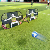 Folding Soccer Goal Portable Training Goal Mini Children's Football Target Net Indoor Outdoor Movable Training Toy soccer ball