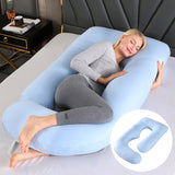 Emete J-shaped pregnancy sleeping pillow