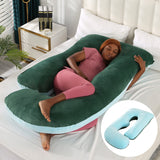 Emete J-shaped pregnancy sleeping pillow