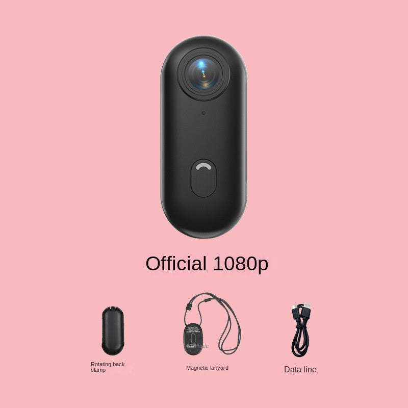 Thumb Bike Camera Magnetic Back Clip Sports Camera Thumb Recorder Pet - Emete store