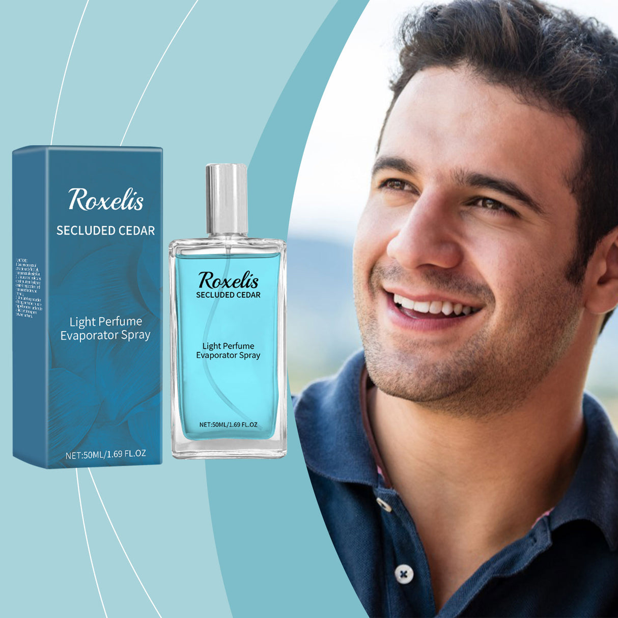 Cedar Blue Eau De Toilette, Natural, Fresh And Long-Lasting Fragrance Pheromone Fragrance Business Gentleman Charm Atmosphere Perfume - Emete store