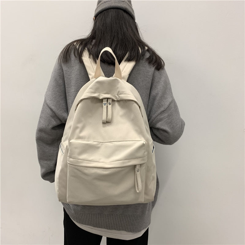 Fashion Backpack Canvas Women Backpack Anti-theft Shoulder Bag New School Bag For Teenager Girls School Backapck Female