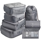 Travel Storage Bag 7-Piece Set Of Travel Thickened Suitcase Clothing Classification Storage Bag