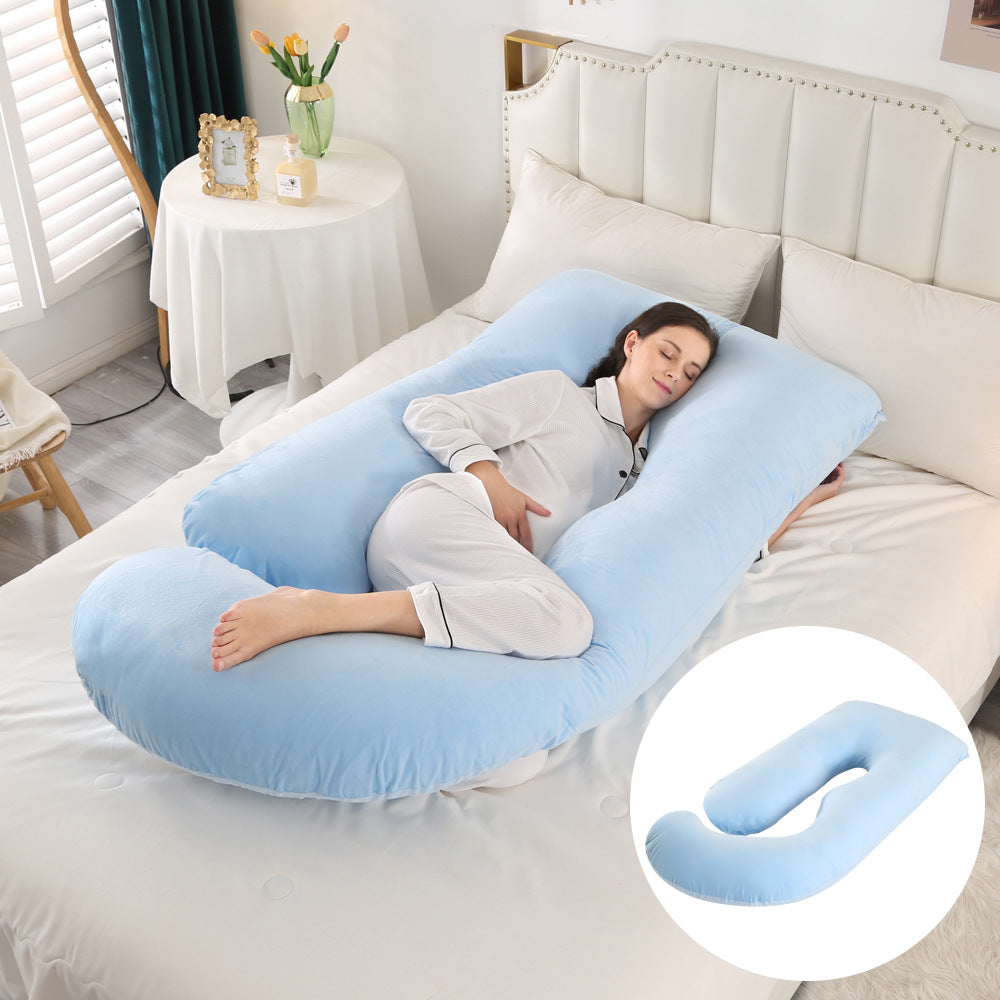 Emete J-shaped pregnancy sleeping pillow