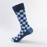 Happy Fashion Socks Personality Fashion Brand Men and Women Couples Medium High Cotton Socks