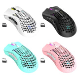 2.4GHz Wireless Gaming Mouse 7 Button 1600 DPI Adjustable RGB Backlit Rechargeable Mouse - Emete Store