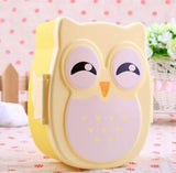 Microwave Bento Container with compartments Case Dinnerware bento box food box Storage for kids Kawaii Owl school lunch box