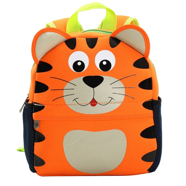 3D Animal Children Backpacks Brand Design Girl Boys Backpack Toddler Kids Neoprene School Bags Kindergarten Cartoon Bag