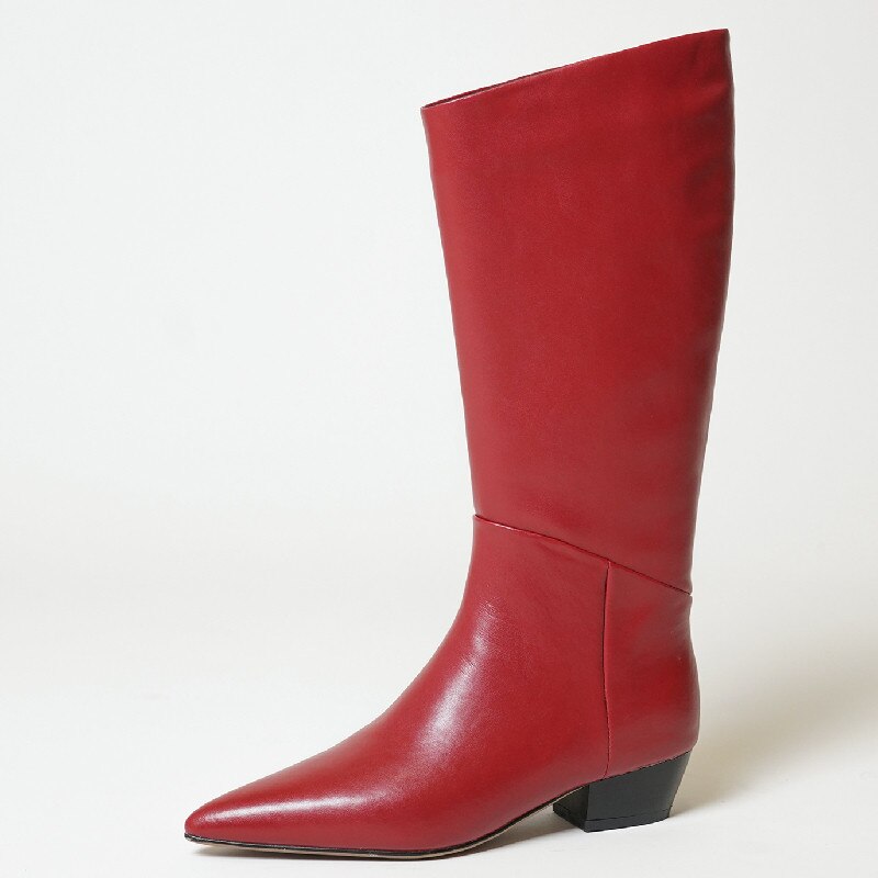 Pointed Toe Knee High Boots eprolo