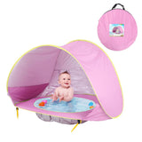 Summer Seaside Baby Beach Tent Pops Up Portable Shade Pool UV Protection Sun Shelter Kids Outdoor Camping Sunshade Beach Toy