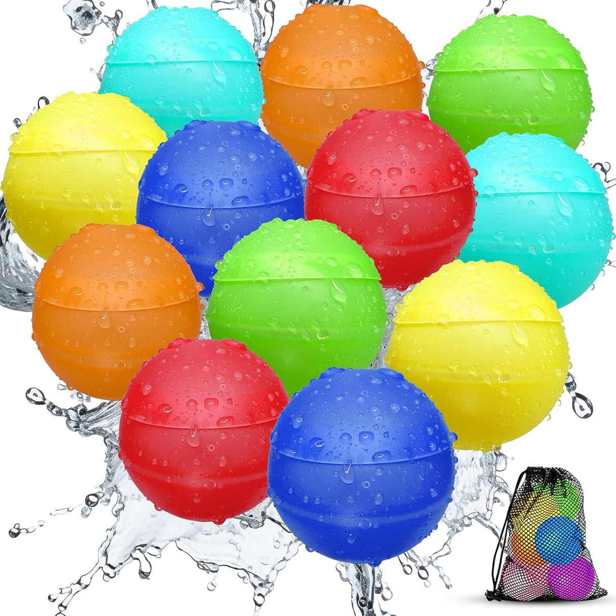 Reusable Water Bomb balloons, Summer Toy Water Toy for Boys and Girls, Pool Beach Toys for Kids ages 3-12, Outdoor Activities Wa