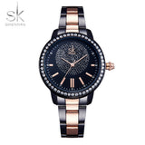 Rose Gold Watch Women Quartz Watches Ladies Top Brand Crystal Luxury Female Wrist Watch - Emete store