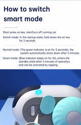 Remote Control Interactive Cat Car Toy USB Charging Chasing Automatic Self-moving Remote Smart Control Car Interactive Cat Toy P - Emete store