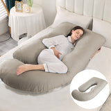 Emete J-shaped pregnancy sleeping pillow