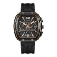 Men's multi-functional cool three eye shaking sonic explosive casual quartz wristwatch - Emete store