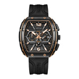 Men's multi-functional cool three eye shaking sonic explosive casual quartz wristwatch - Emete store