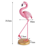 Minimalist flamingo resin home decor