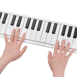 MIDIPLUS 88 Keys Foldable Electronic Piano Portable Keyboard 128 Tones Rhythm 30 Demo Songs Built-in Battery with Sustain Pedal