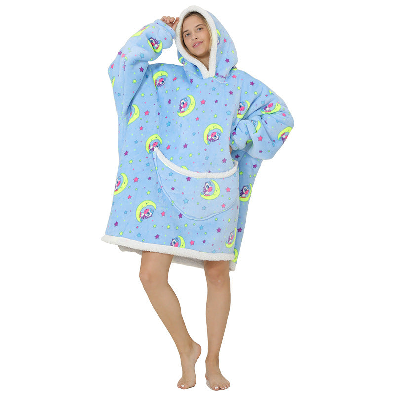 Comfy Hooded Fleece Blanket - emete Store