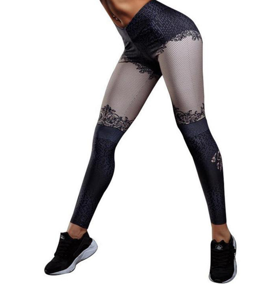 Women 3D Digital Printed Leggings Female Activewear - Emete Store