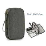 New Flat Digital Multifunctional Portable Travel Data Cable Storage Bag