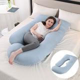 Emete J-shaped pregnancy sleeping pillow