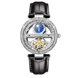 Woman Watch Ladies Clock Luxury Fashion Female Mechanical Watches Wristwatches - Emete store